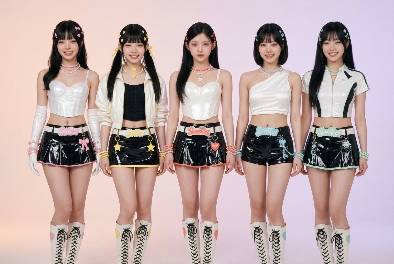 AI広告制作の事例——Zeropay・現代薬品・ネモストレージはAIアイドルSweeTeezをどう起用したか